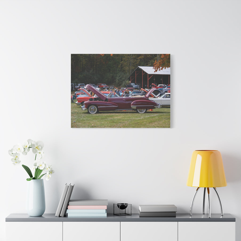Classic Vintage Convertible Car Matte Canvas