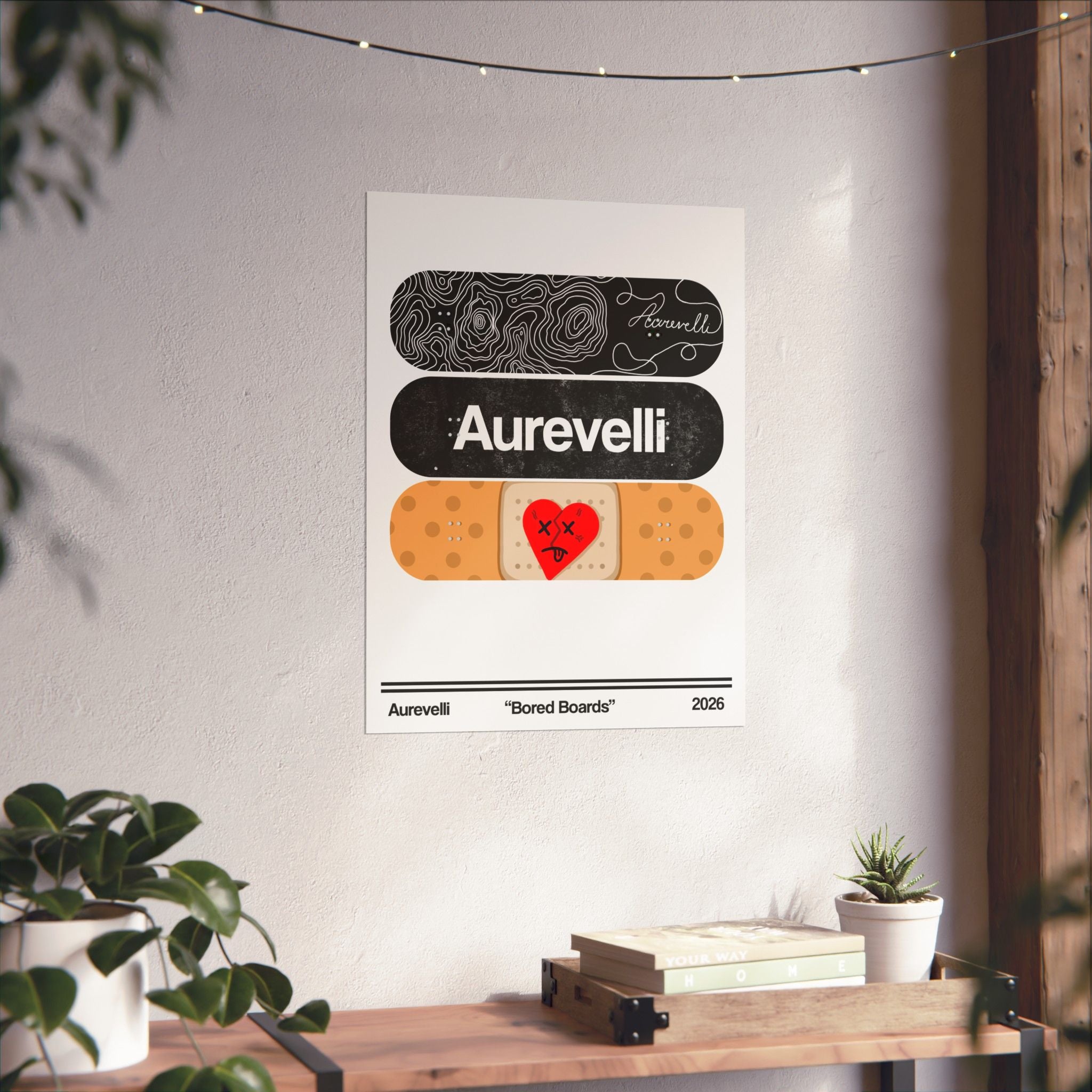Aurevelli “Bored Boards” Matte Poster