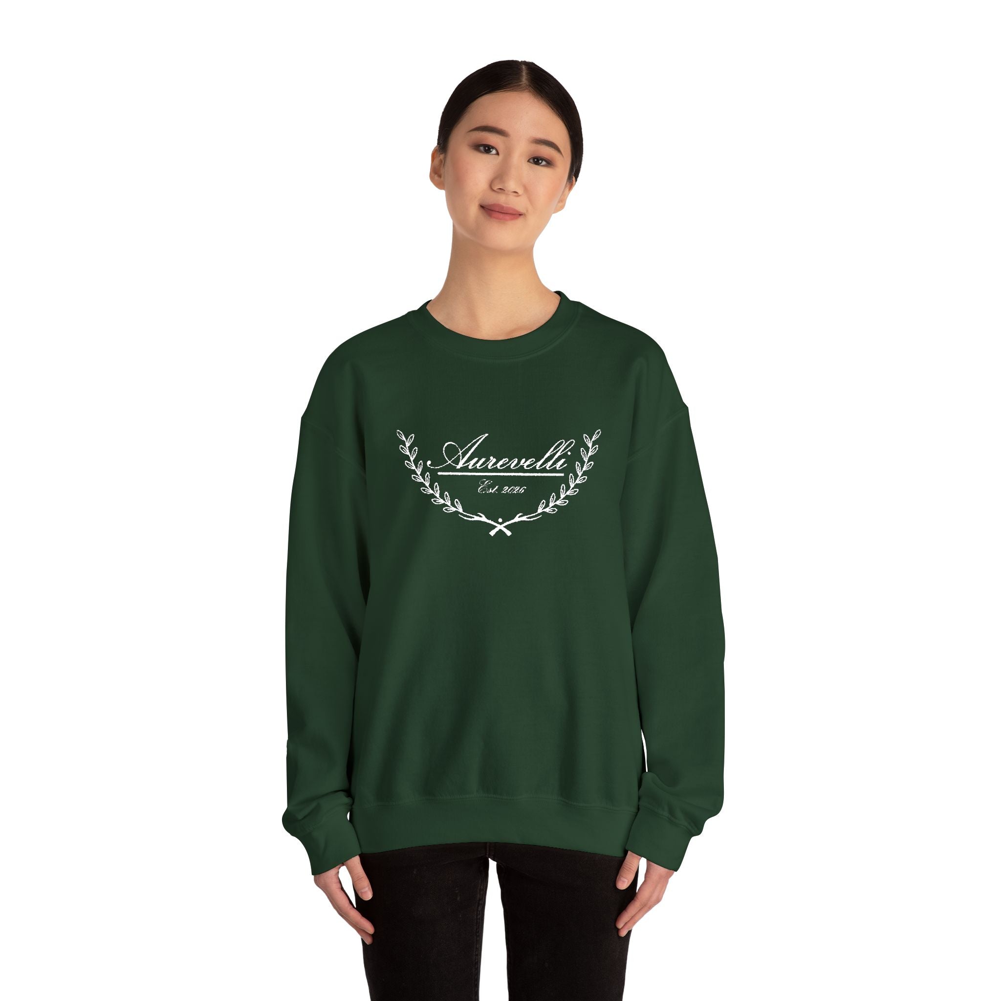 'Aurevelli' Vintage Floral Crewneck Sweatshirt