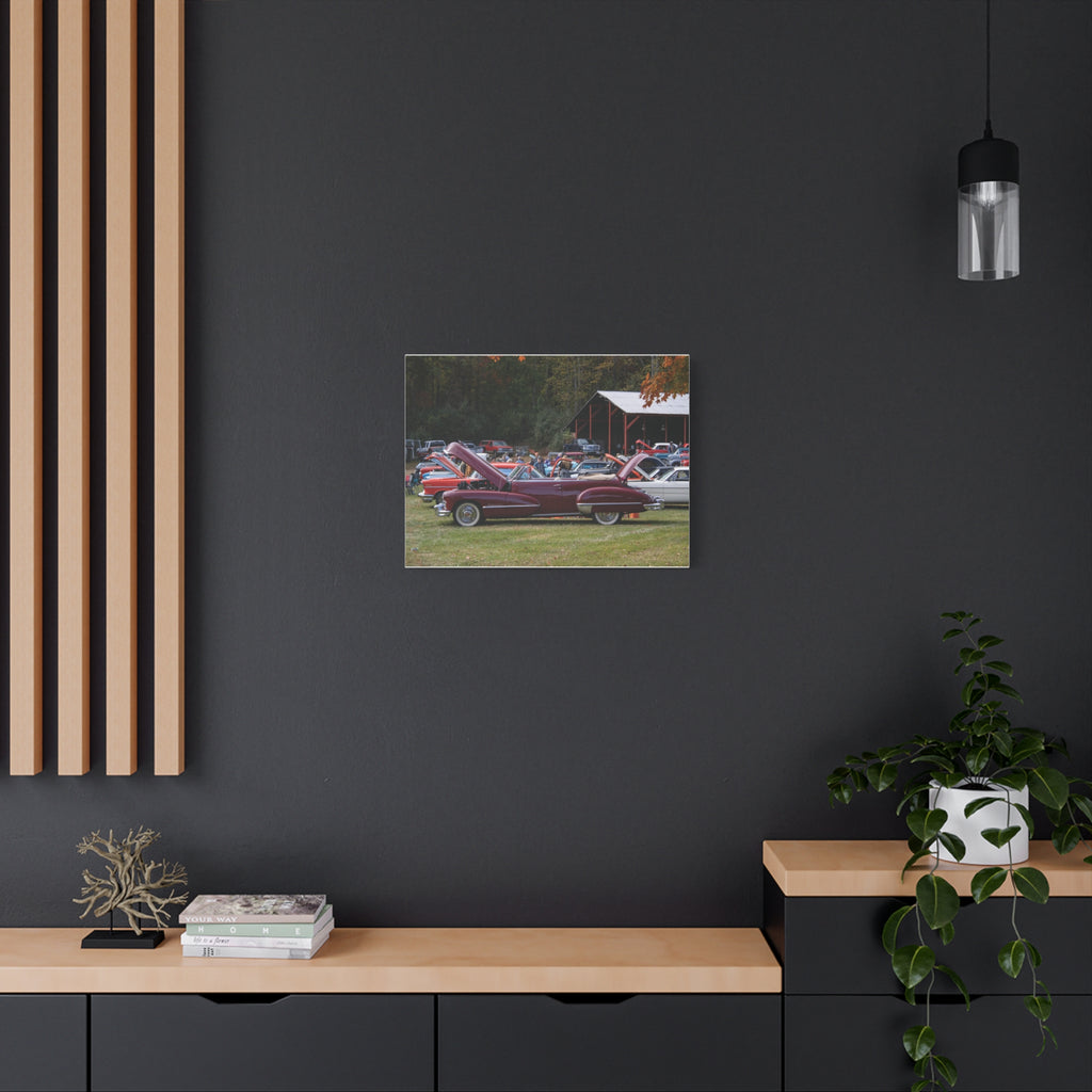 Classic Vintage Convertible Car Matte Canvas