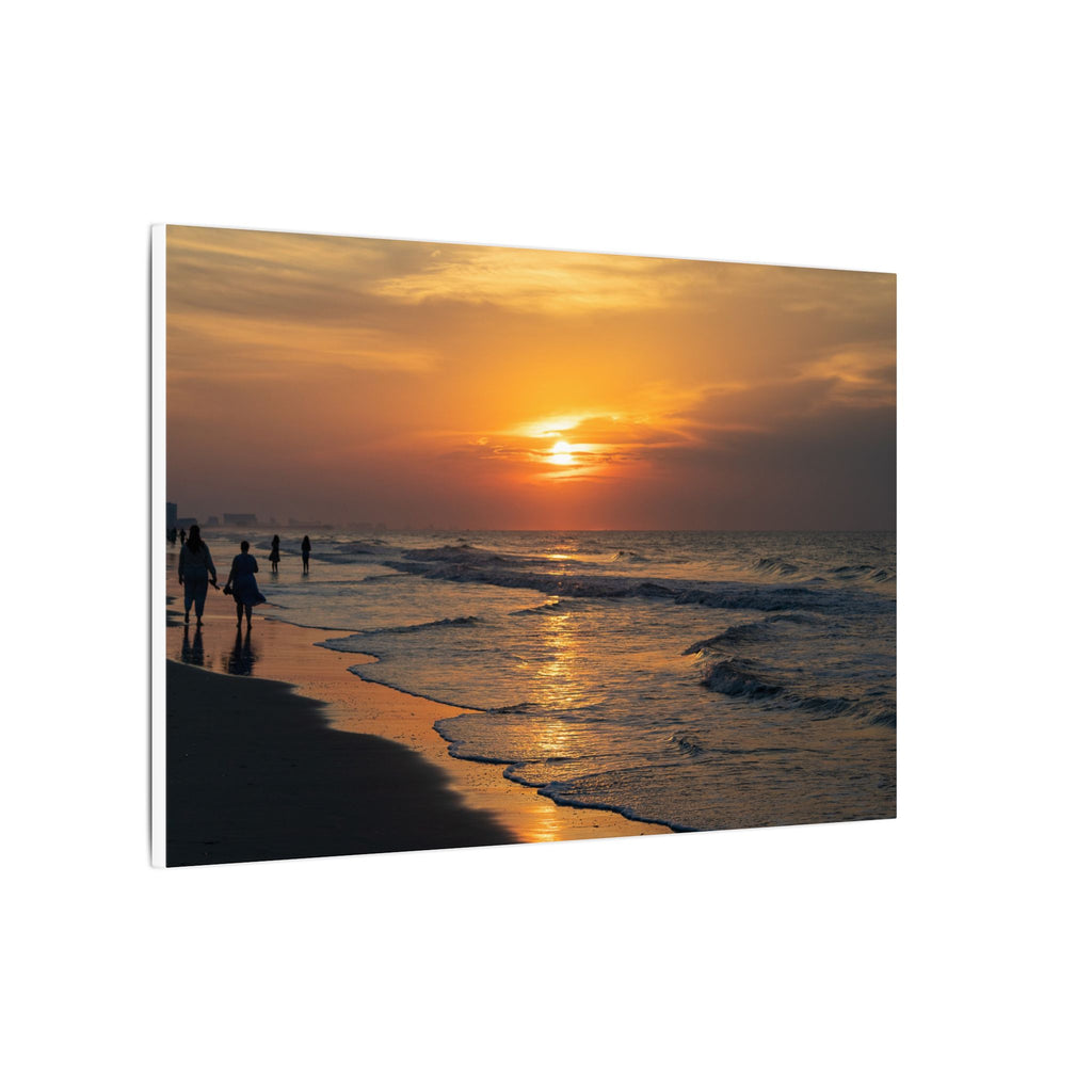 Sunset Beach Canvas Print - Serene Ocean Sunset Wall Art