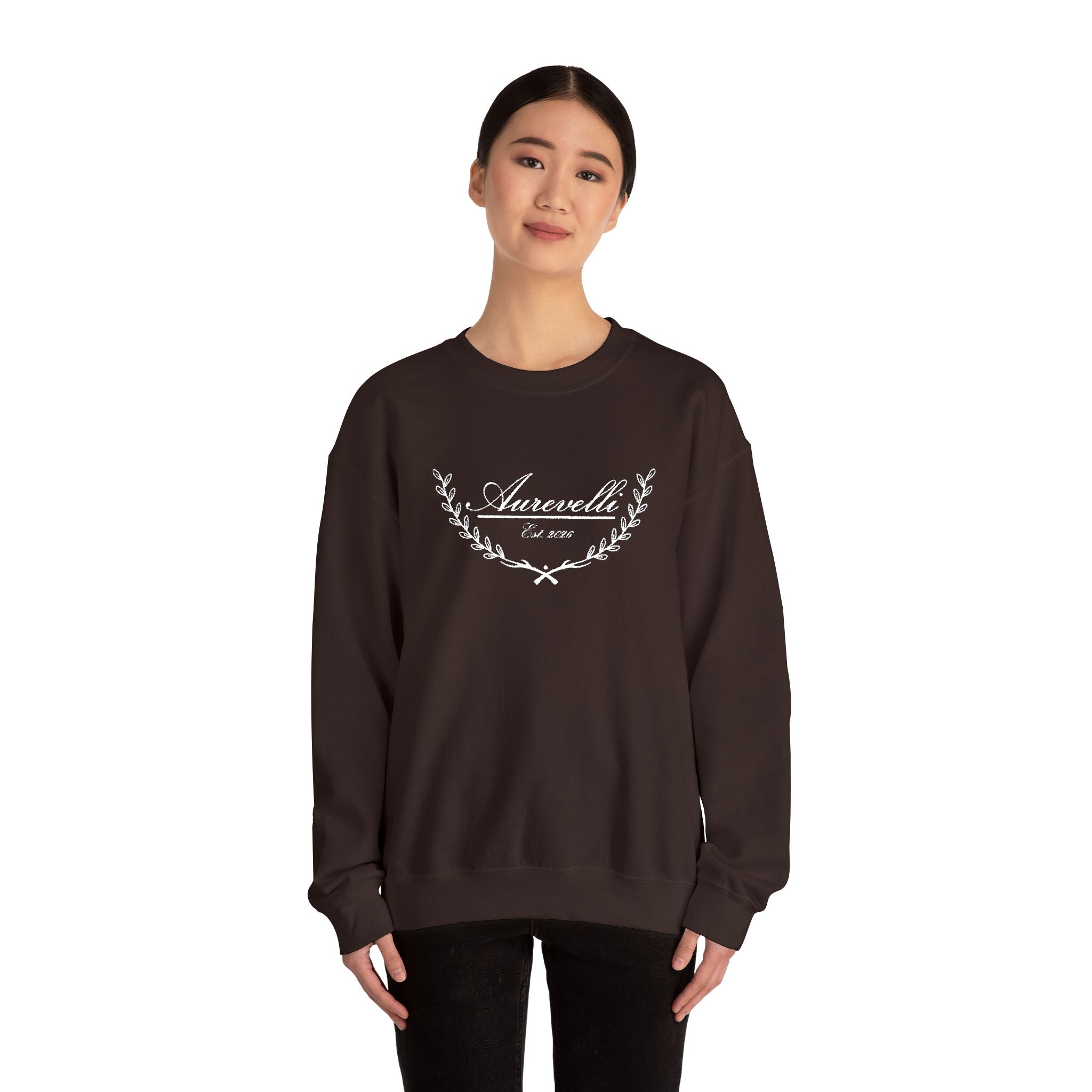 'Aurevelli' Vintage Floral Crewneck Sweatshirt