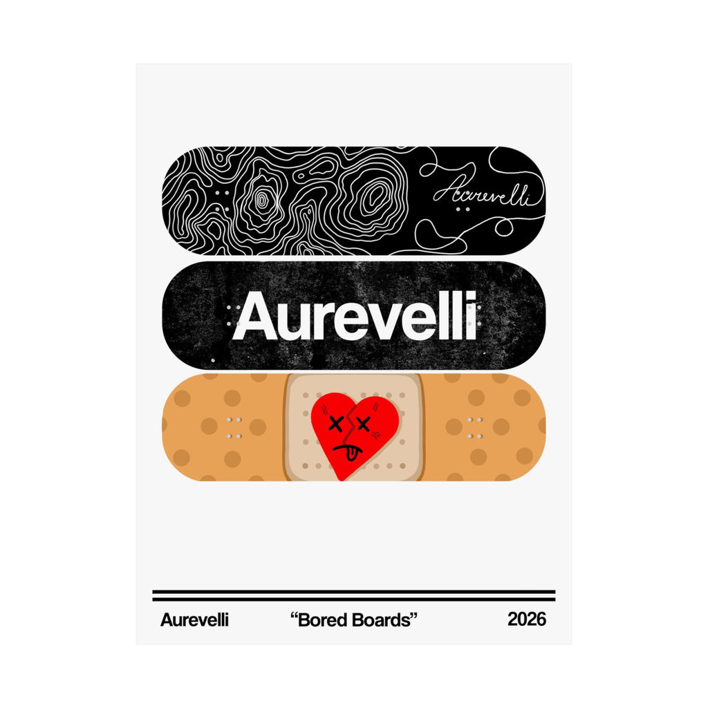 Aurevelli “Bored Boards” Matte Poster