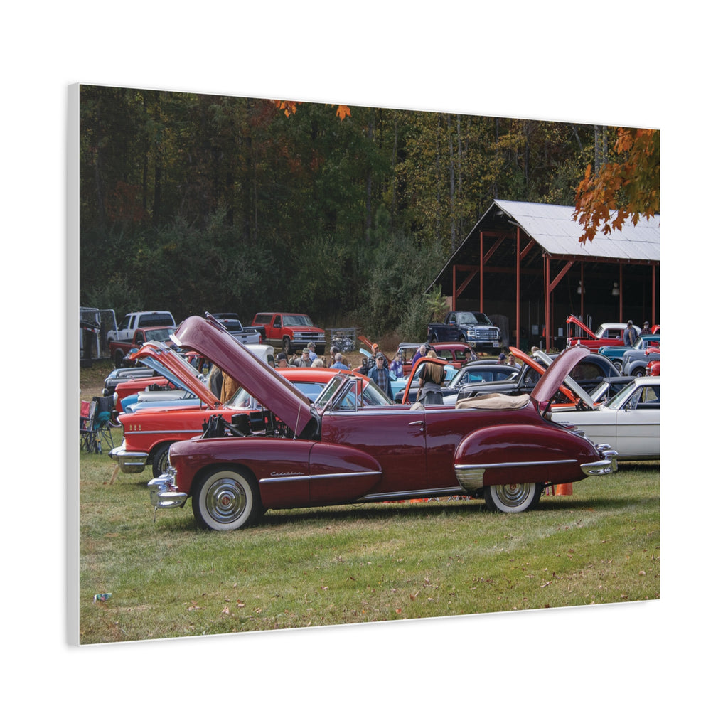 Classic Vintage Convertible Car Matte Canvas