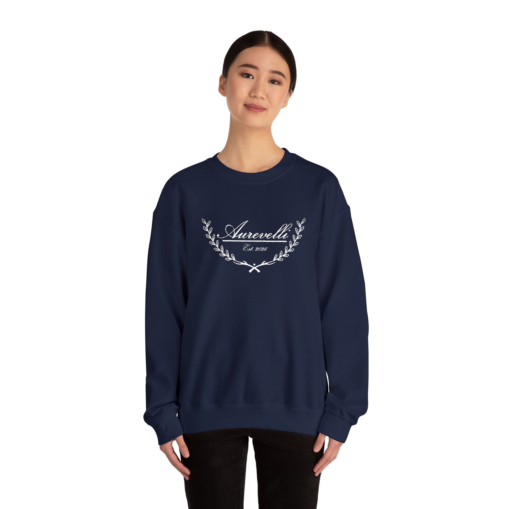 'Aurevelli' Vintage Floral Crewneck Sweatshirt