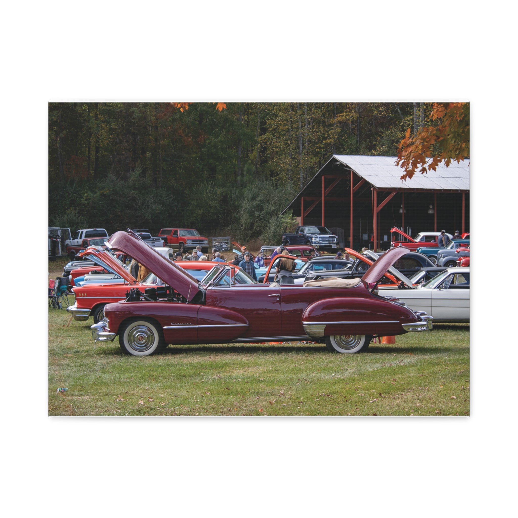 Classic Vintage Convertible Car Matte Canvas