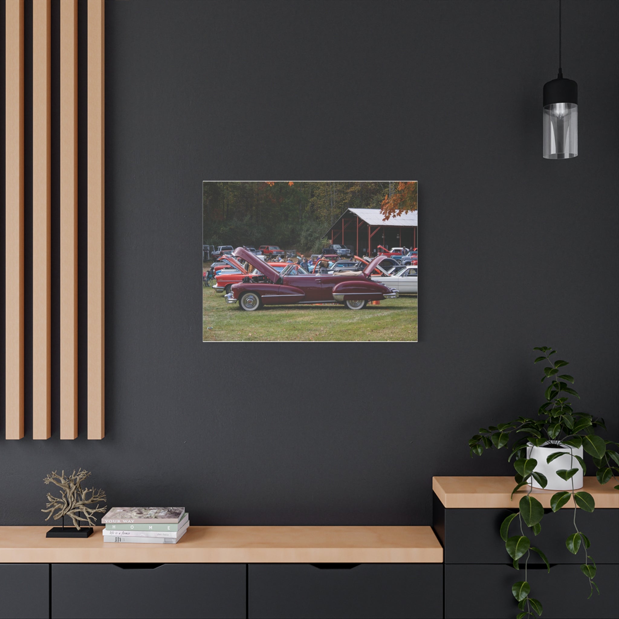 Classic Vintage Convertible Car Matte Canvas