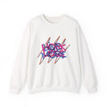 Live More Work Less Retro Crewneck Sweatshirt